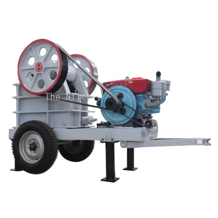 Small Mobile Diesel Engine Jaw Crusher